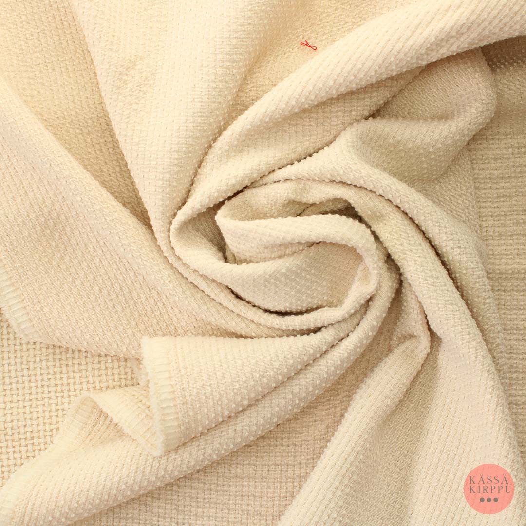 Punertava luonnonvalkoinen Sisustuskangas - Pala