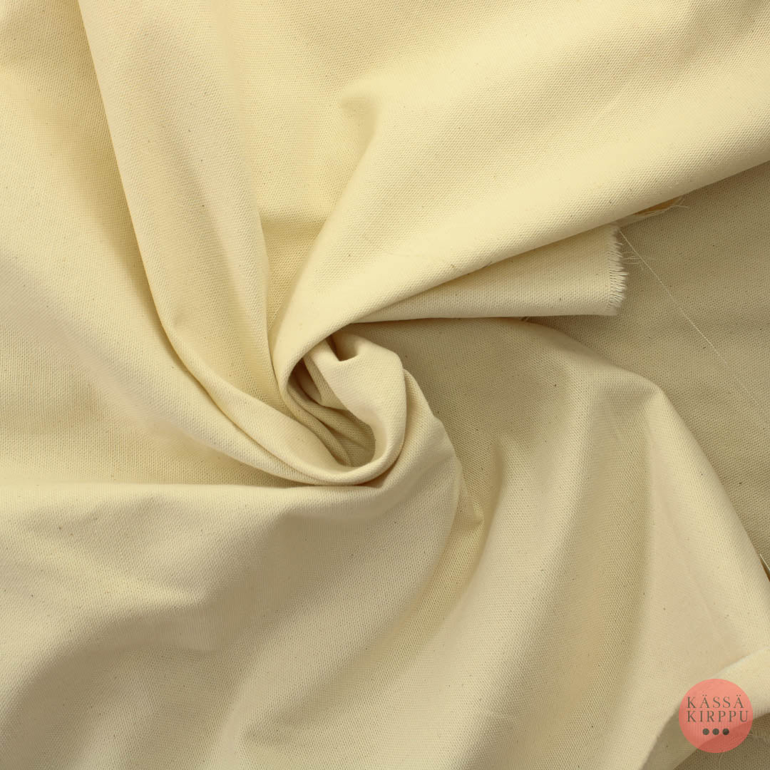 Luonnonvalkoinen kevyesti pippuroitu Puuvilla - Pala