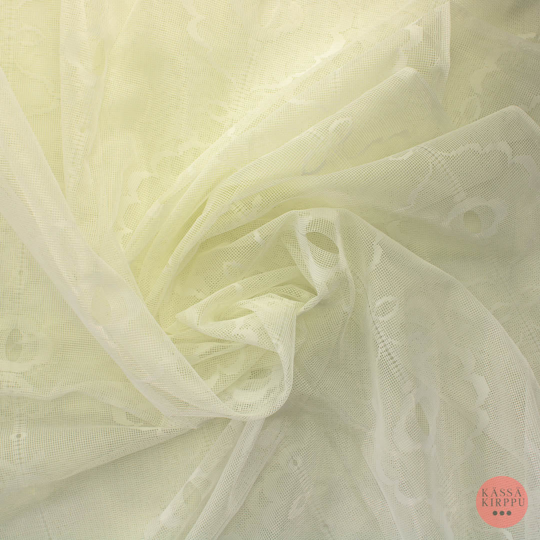 Luonnonvalkoinen Pitsikangas - Pala