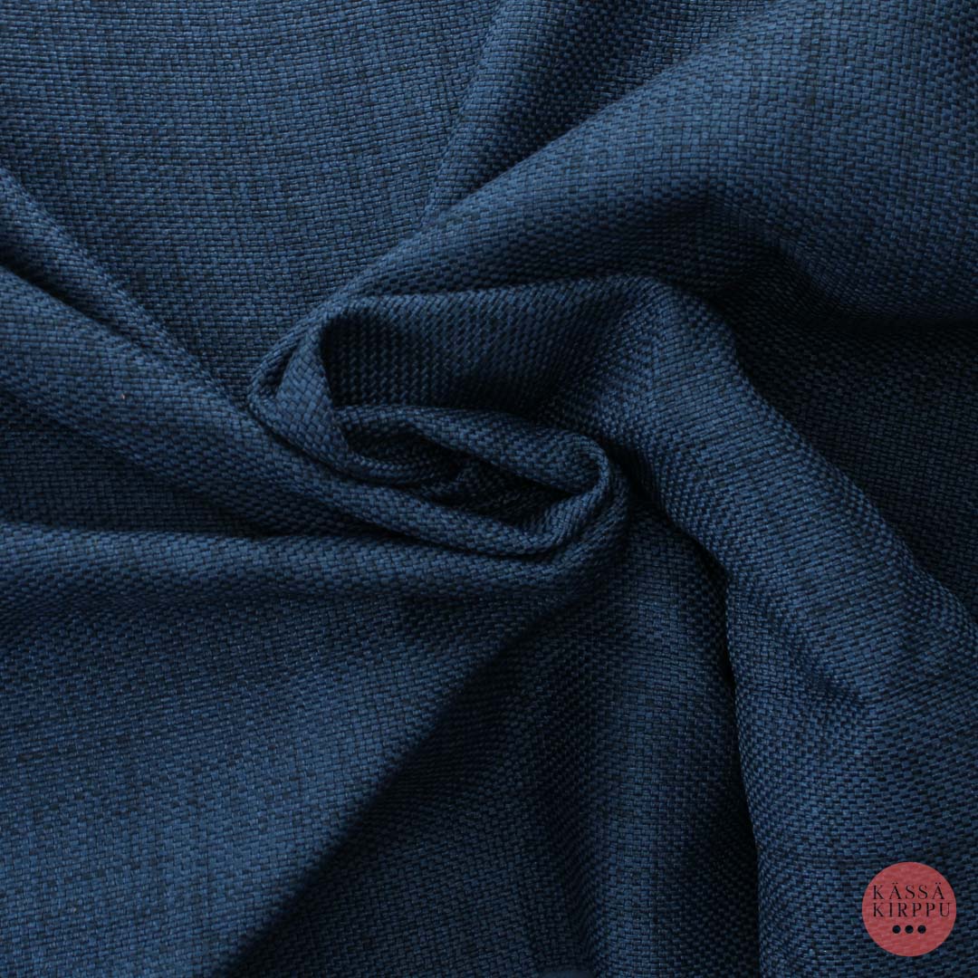 Tummansininen Kangaspintainen Leveä Pimennysverhokangas - Pala