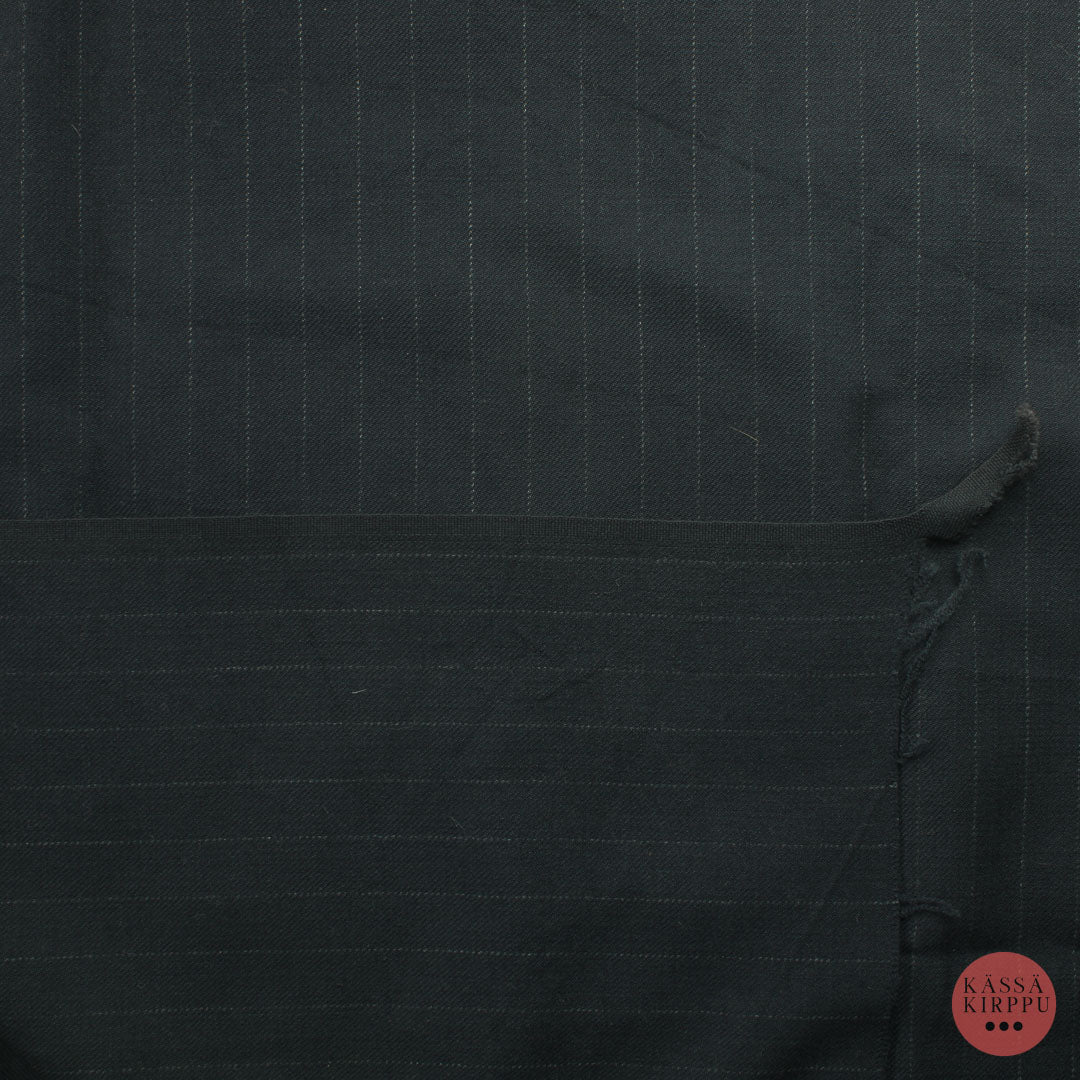 Harmaa Raidallinen Villasekoitekangas - Pala