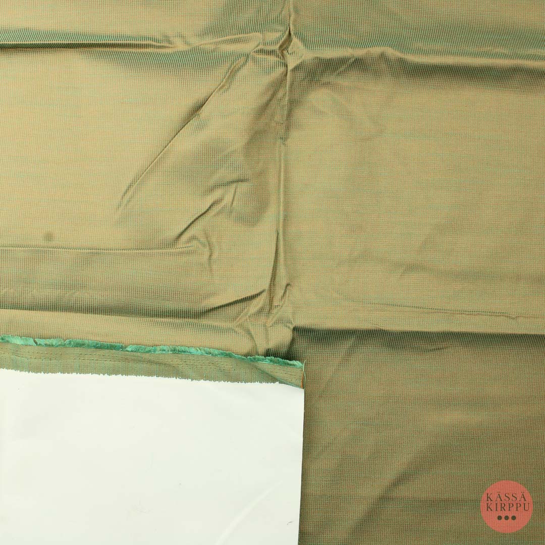 Gold Green Blackout Curtain - Piece