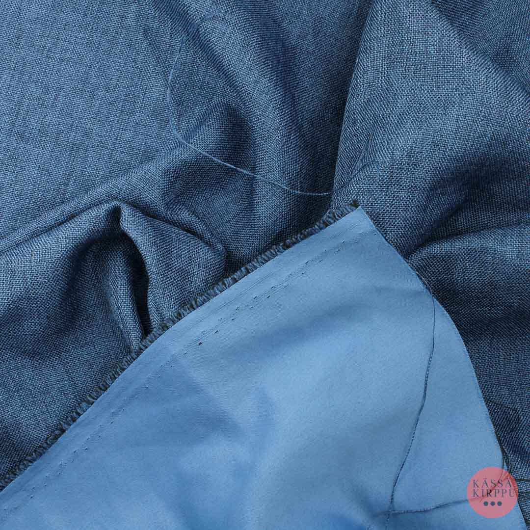 Blue Black Blackout Curtain - Piece