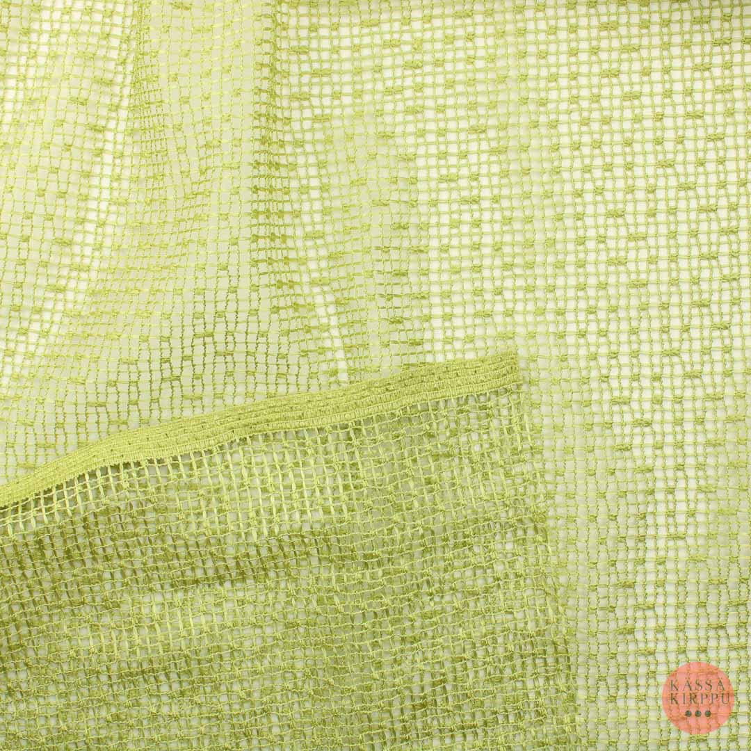 Murretun limen sävyinen verkkokangas - Pala