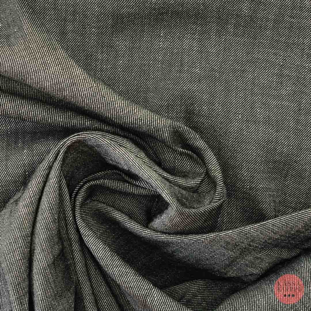 Voglia Harmaa meleerattu ohut joustava Farkkukangas 3 - Mittamyynti