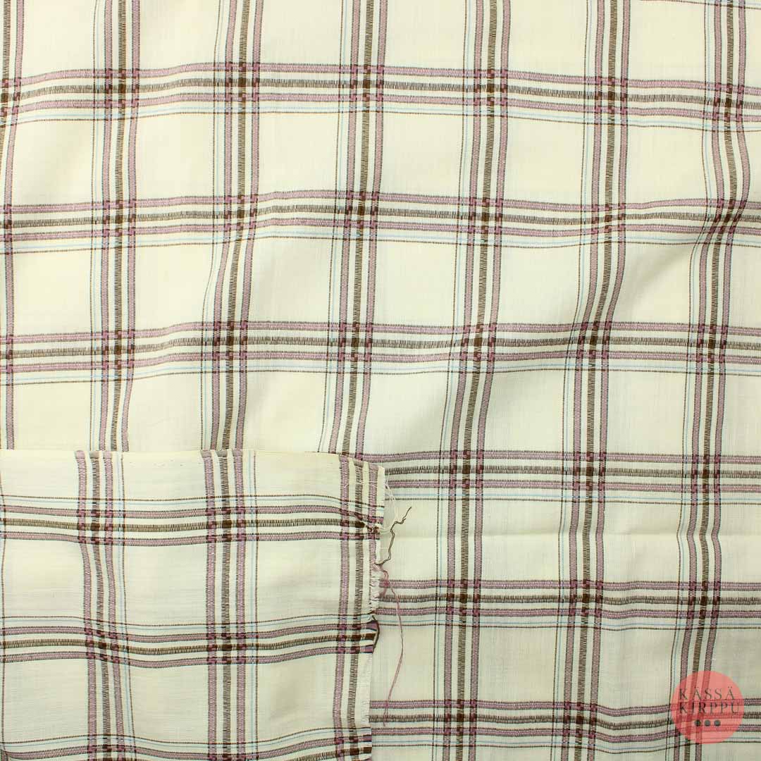 Plaid interior cotton - piece