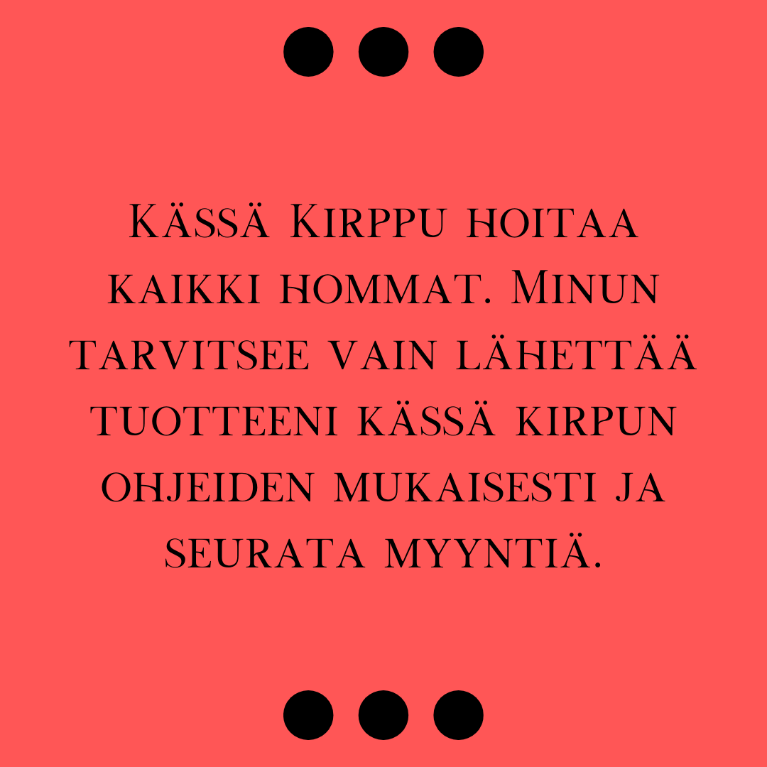 Kässä Kirppu myy