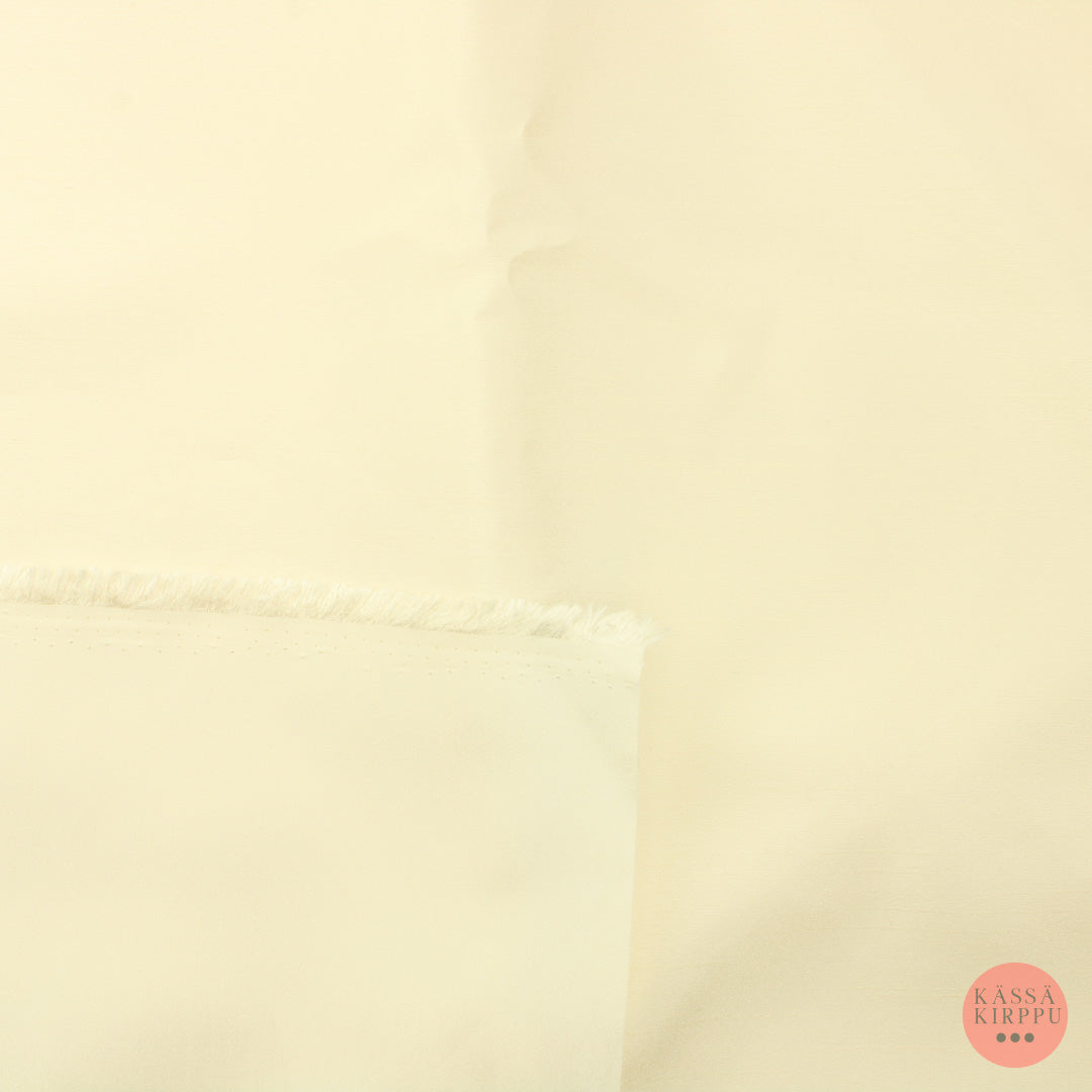 Kellertävä-luonnonvalkoinen verhokangas - Pala