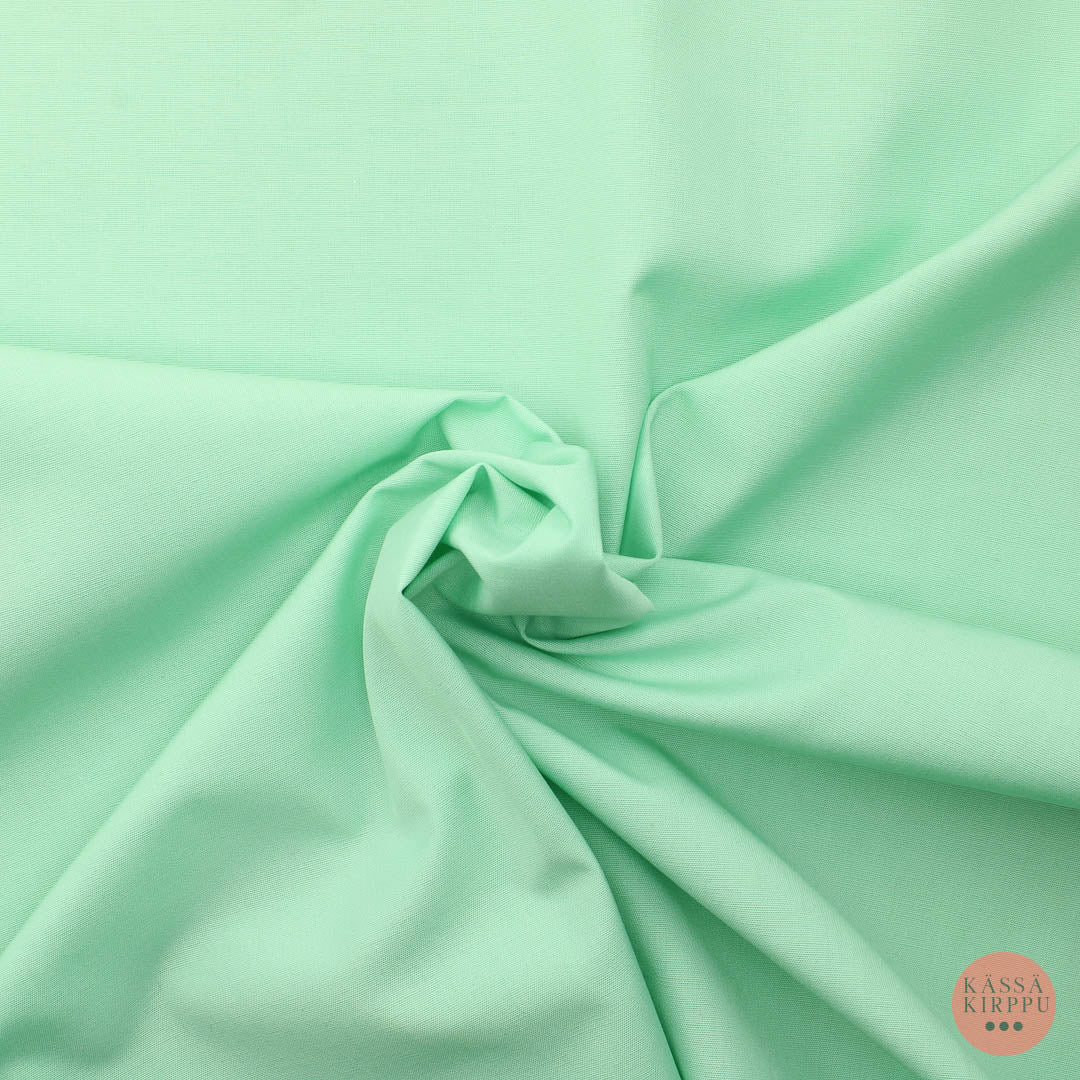 Klopmann Mintunvihreä puuvilla-polyesteri - Mittamyynti