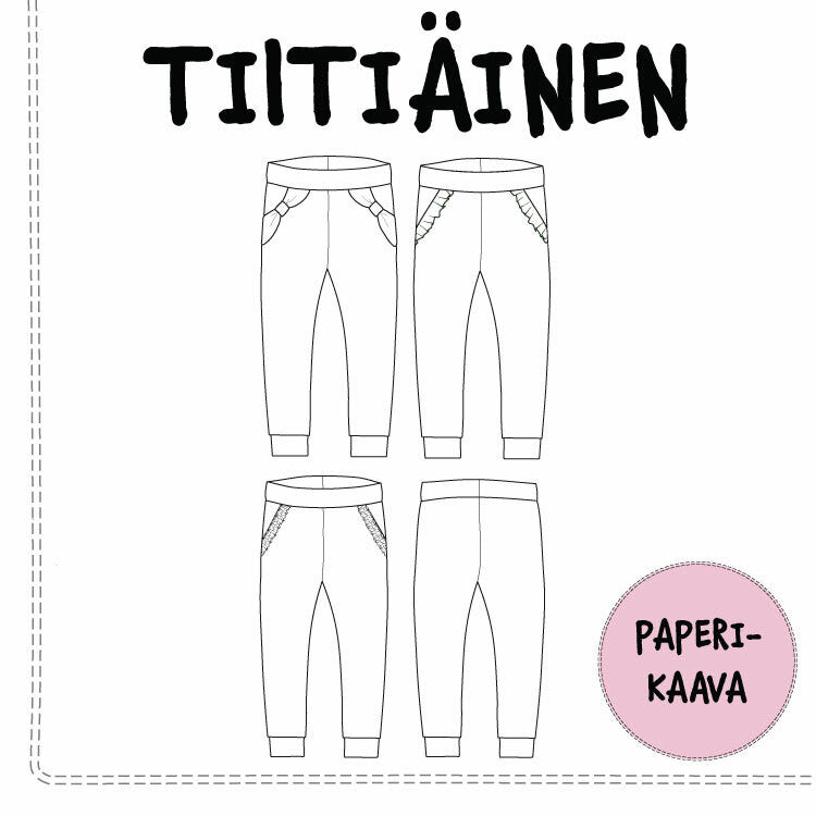 Tiitiäinen Pants - Paper pattern