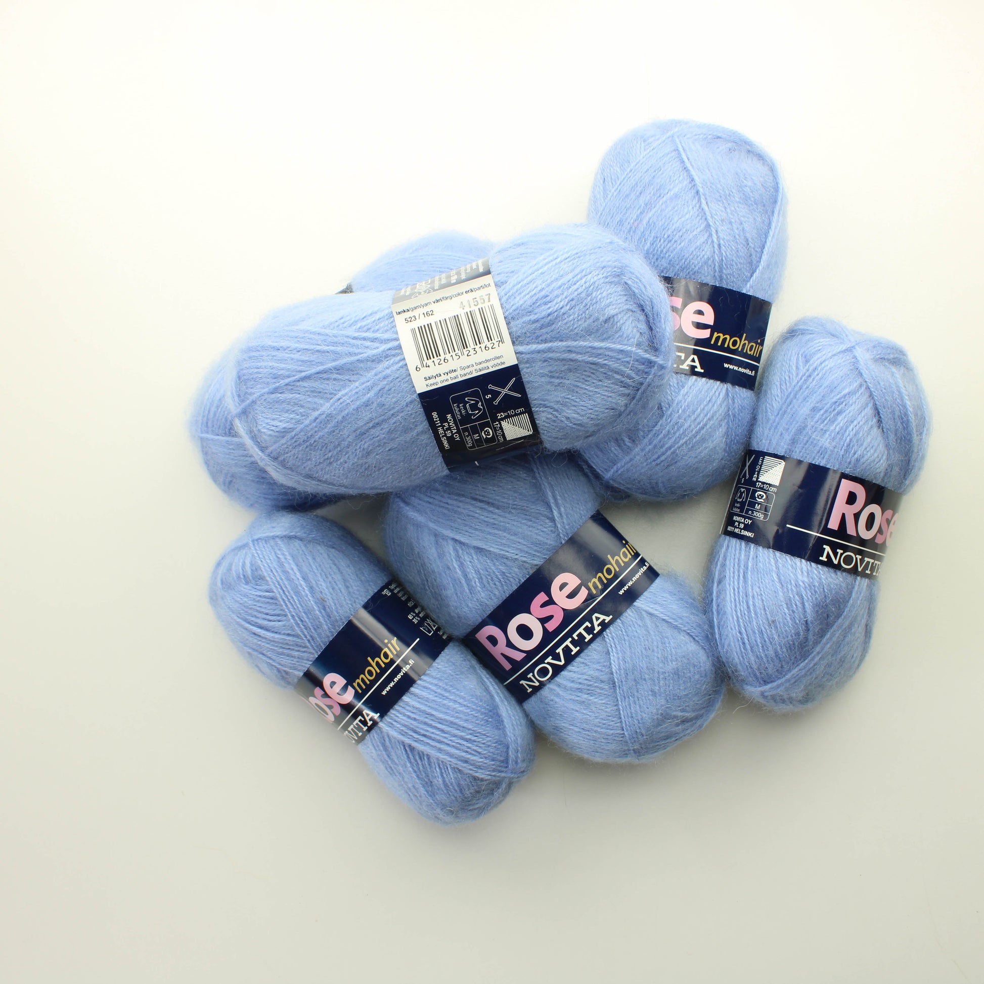 Novita Rose Mohair - 162 Lankapussi 89 (300g)