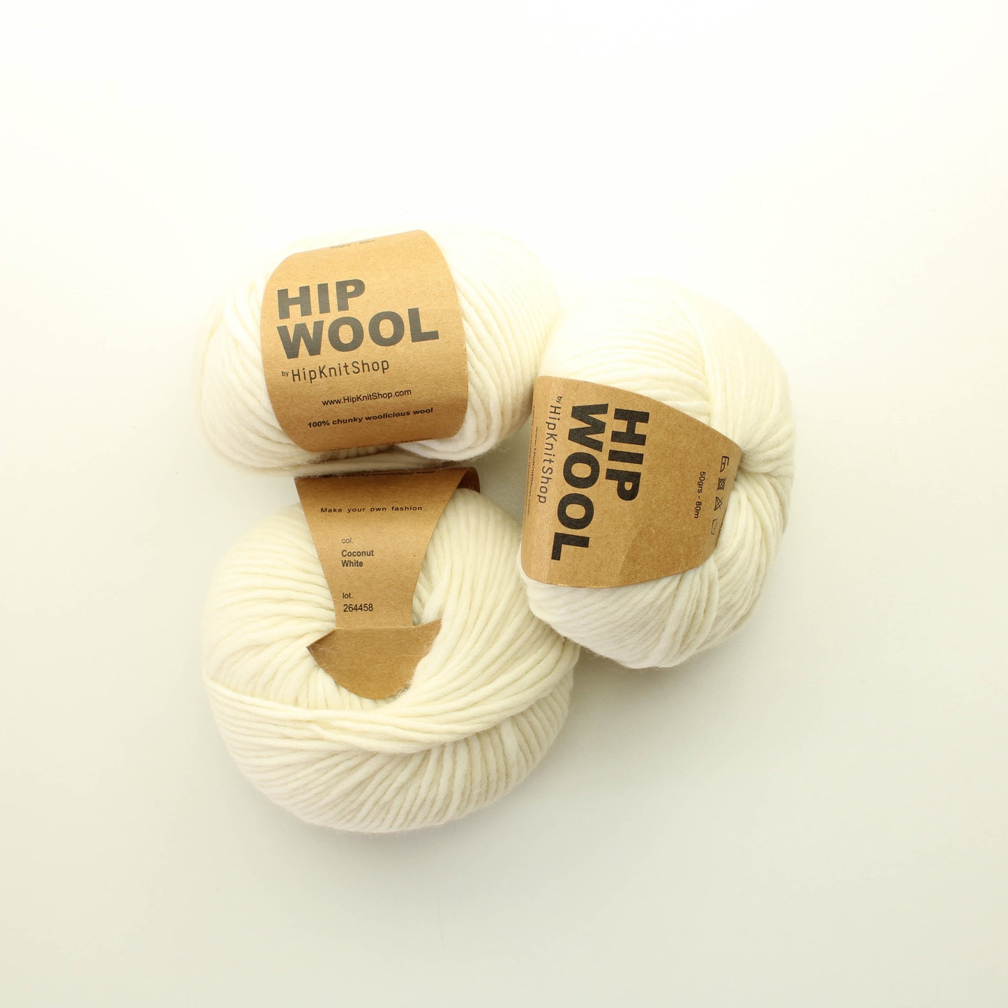 Hip Wool - Coconut White Lankapussi 622 (155g)