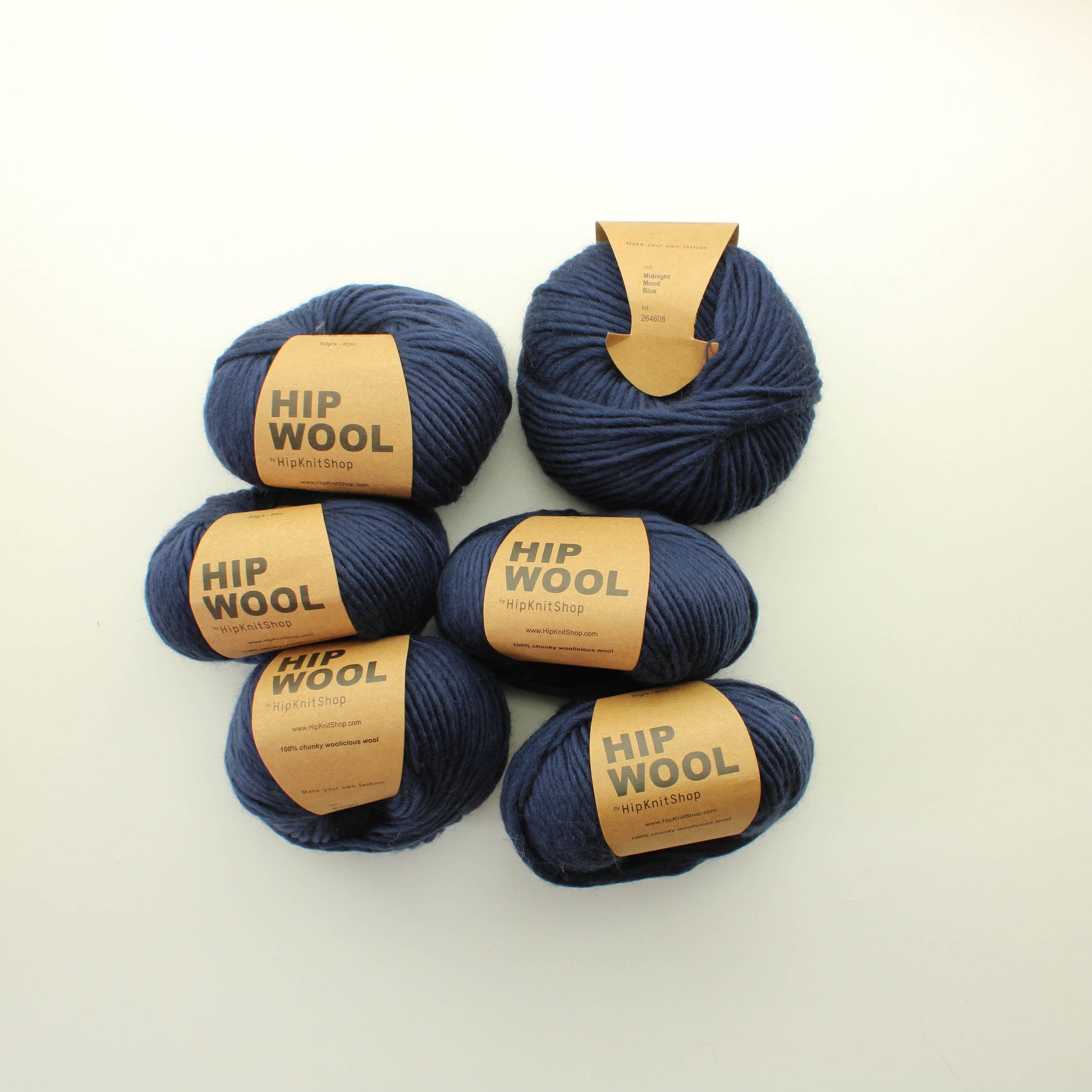Hip Wool - Midnight Mood Blue Lankapussi 831-2 (300g)
