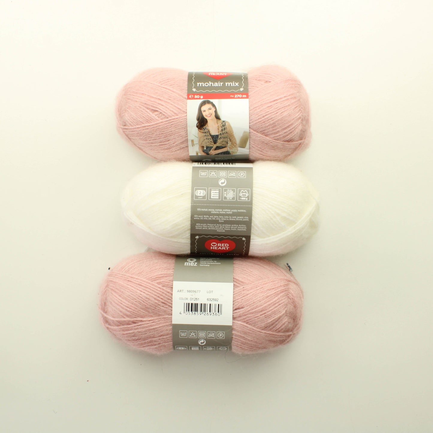 Red Heart Mohair mix - Lankapussi 317 (n. 150g)
