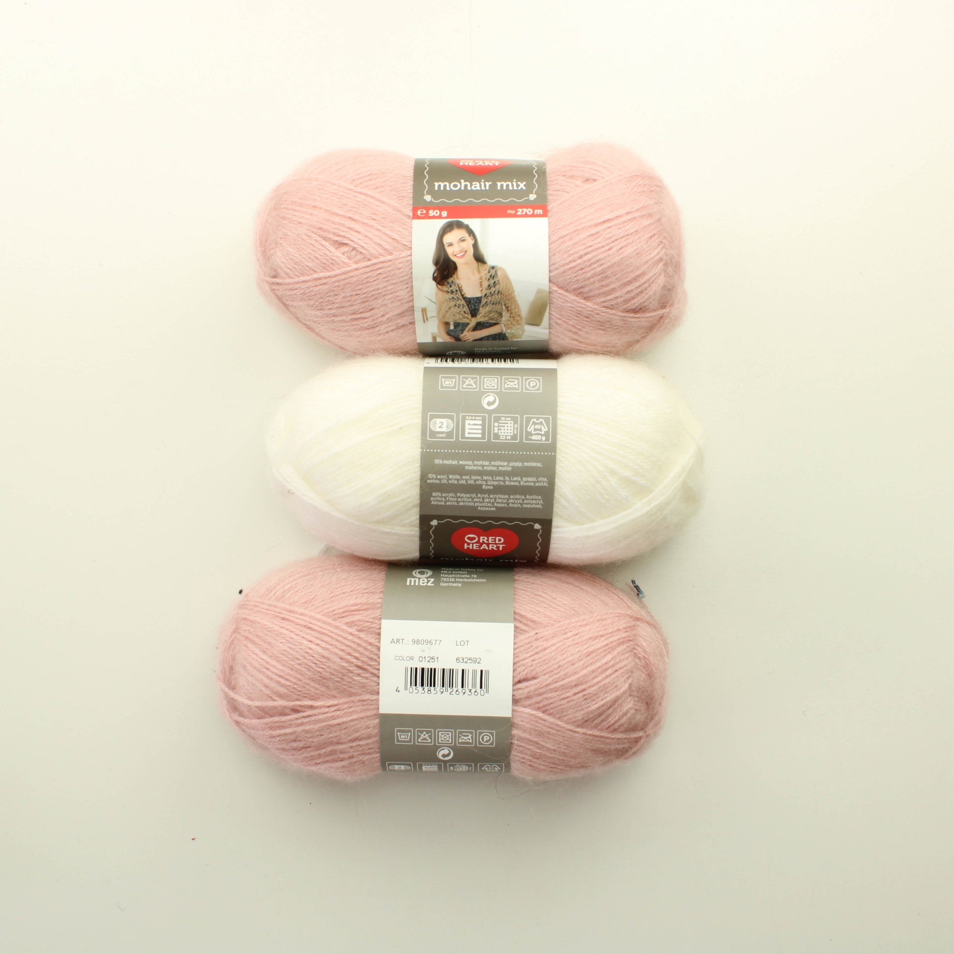 Red Heart Mohair mix - Lankapussi 317 (n. 150g)