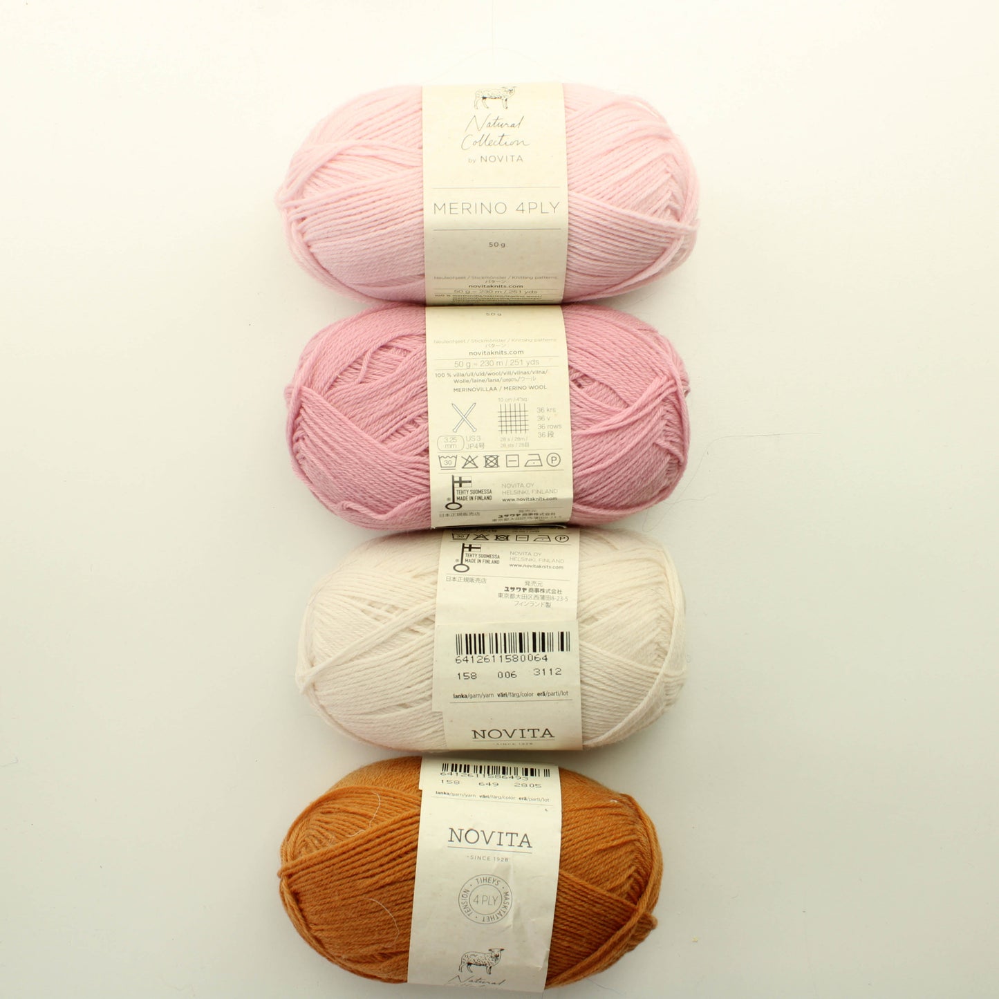 Novita merino 4ply - Lankapussi 601 (n. 200g)