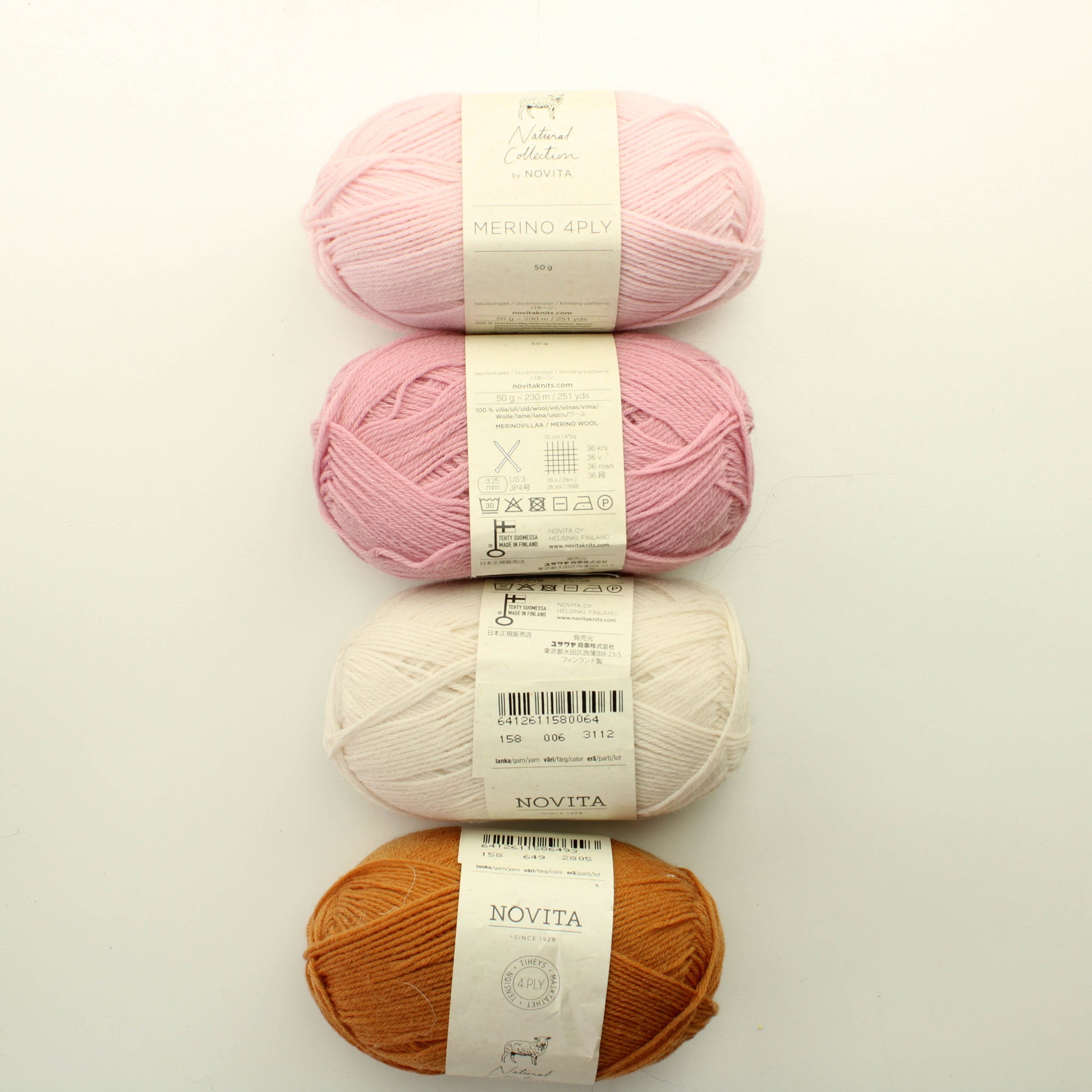 Novita merino 4ply - Lankapussi 601 (n. 200g)