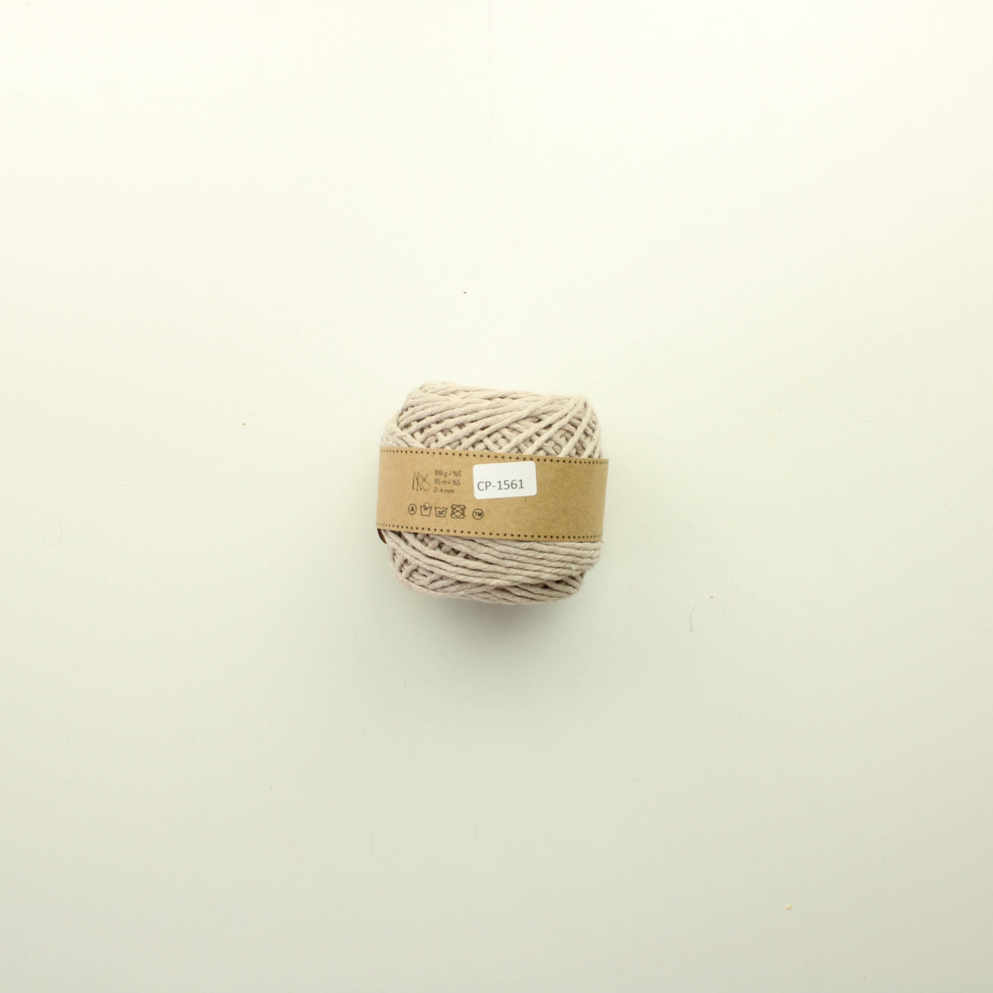 Maccaroni Cotton Premium kierrätyspuuvilla - Harmaanruskea
