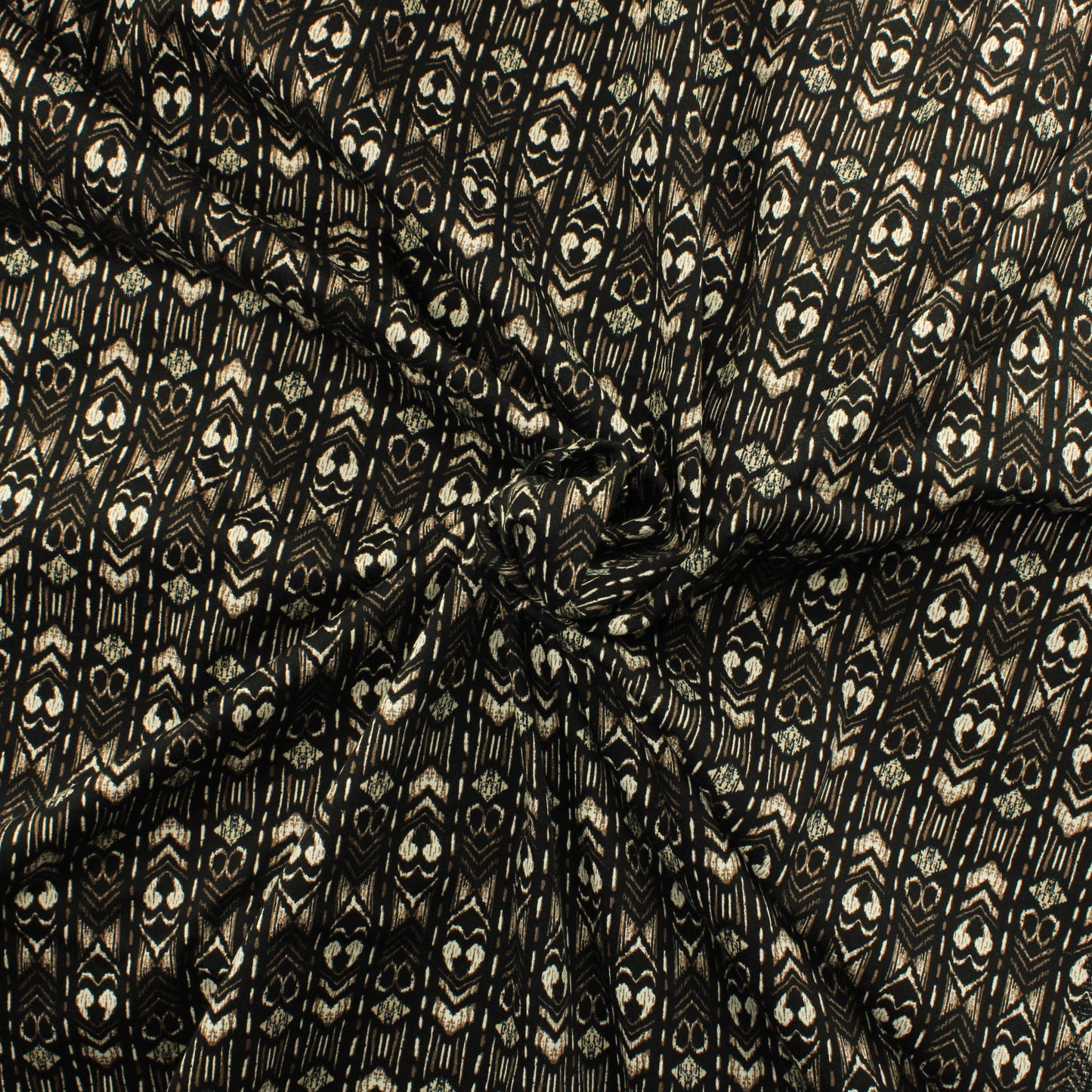 Kuviollinen Puuvillastretch - Pala