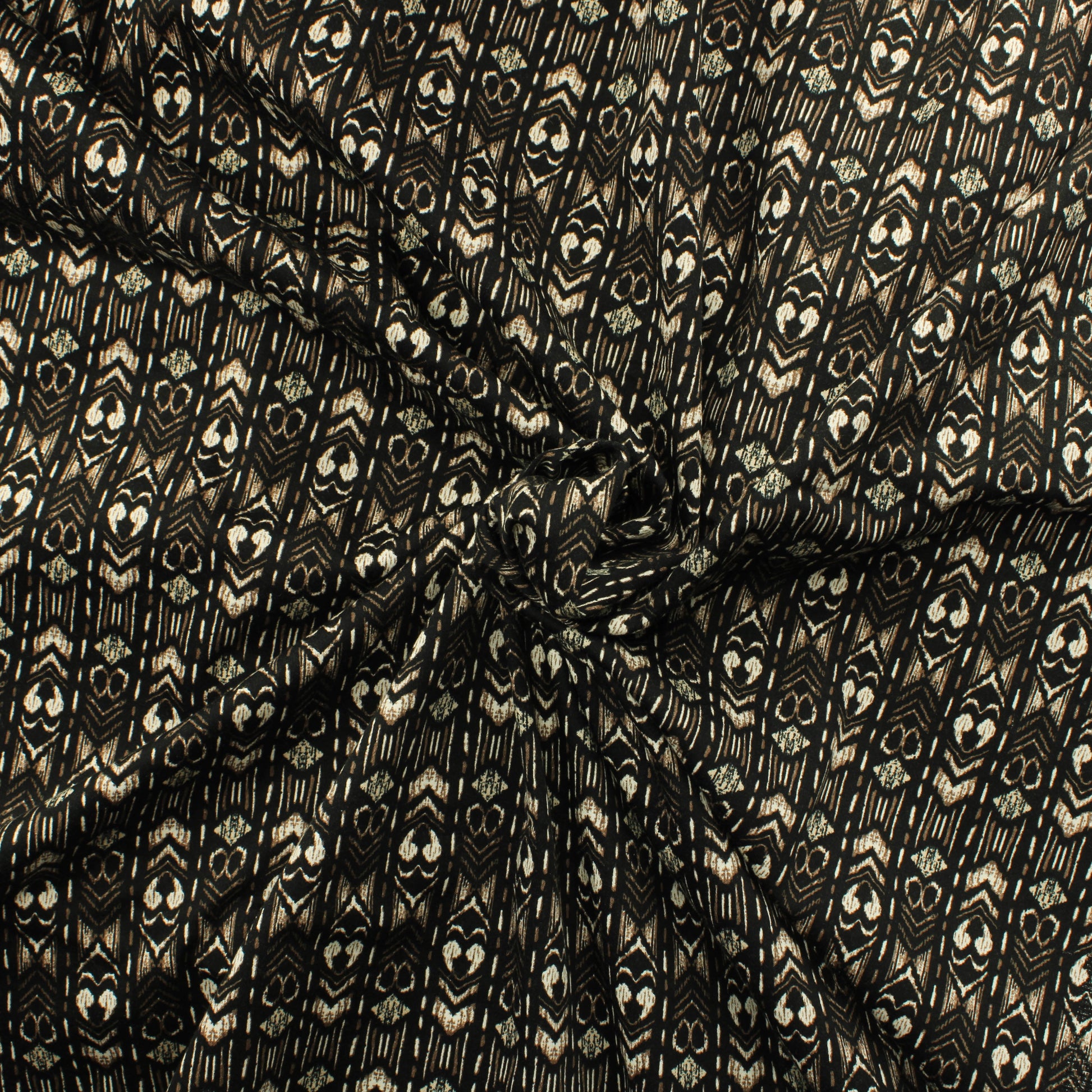 Kuviollinen Puuvillastretch - Pala