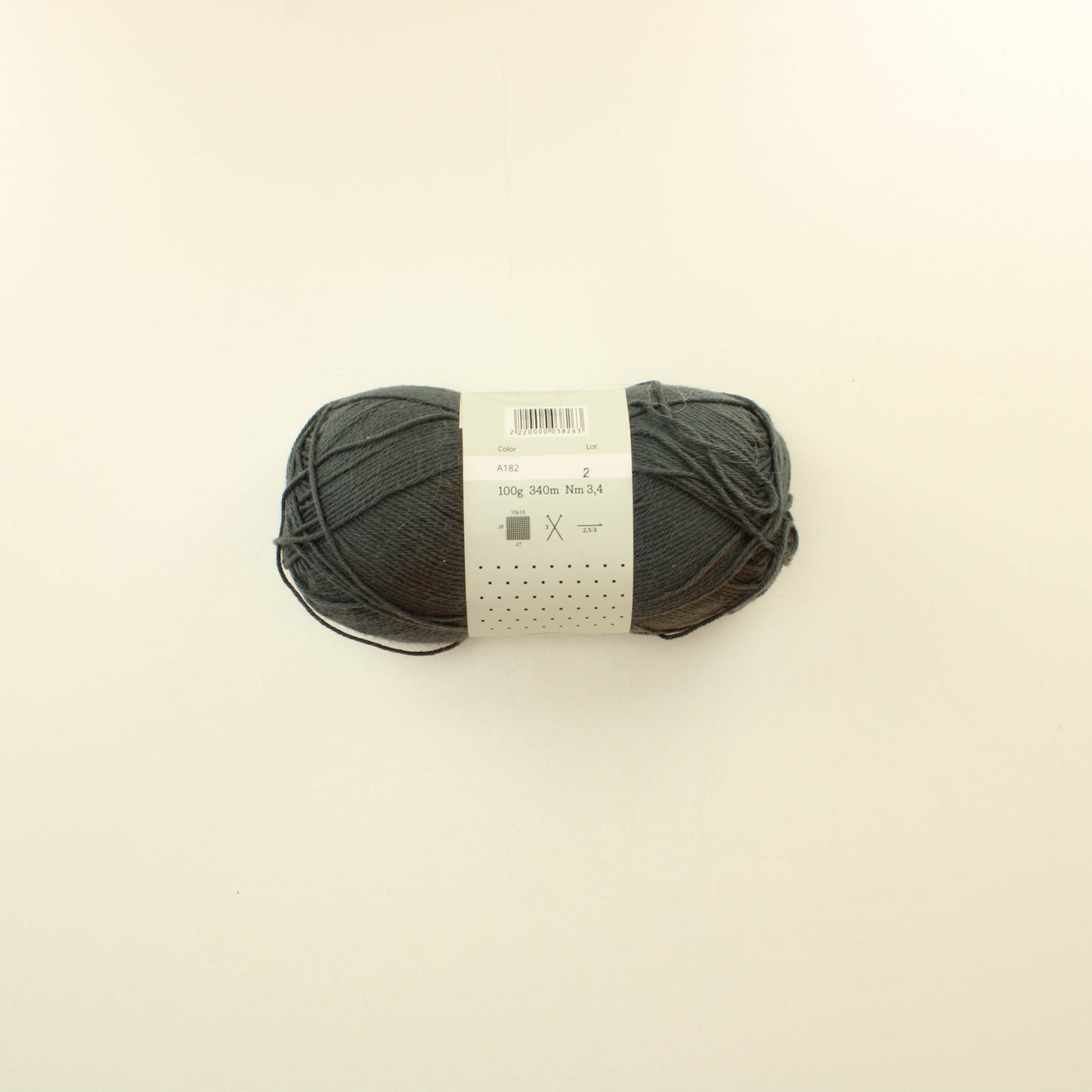 Adlibris Cotton 8/4 - Dark Grey