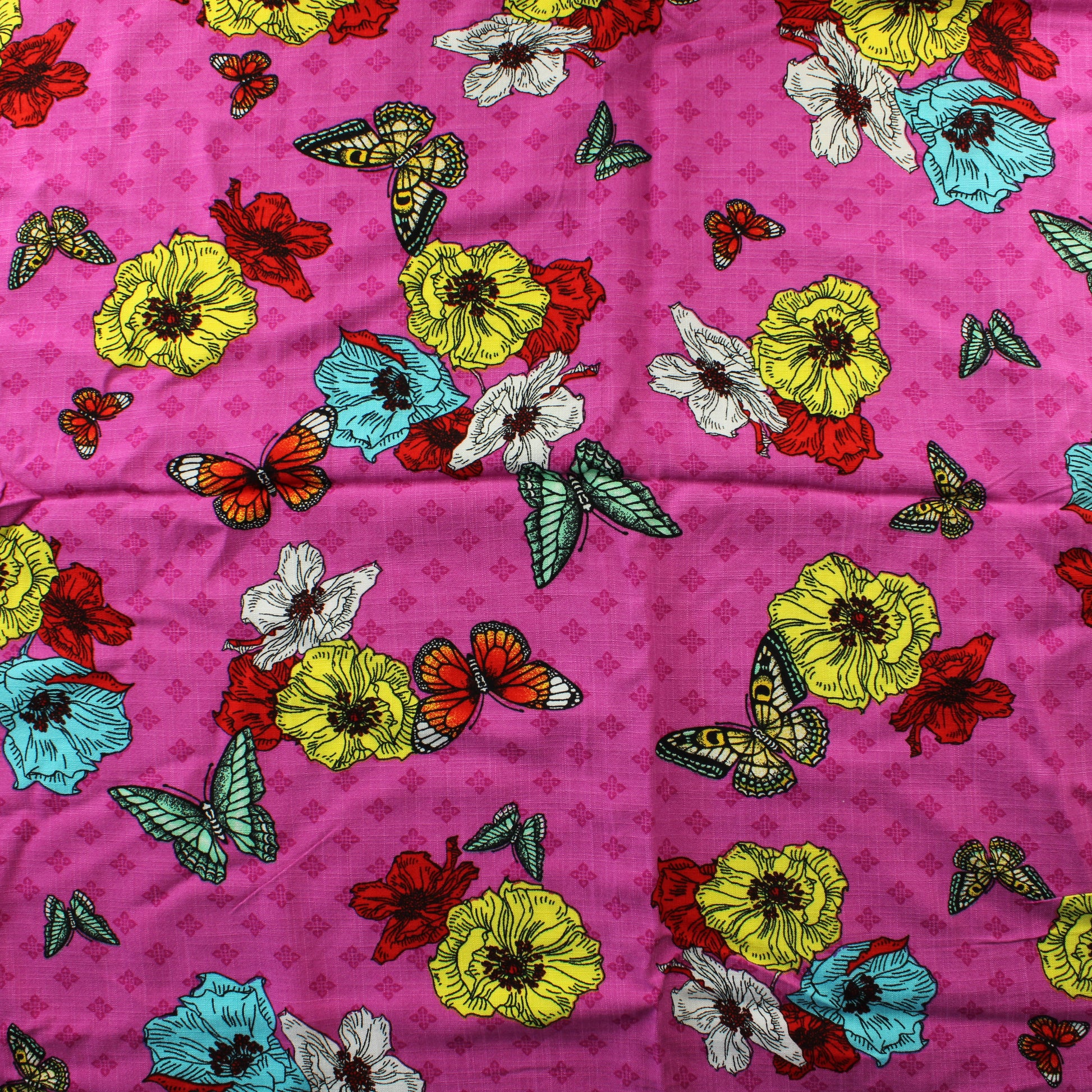 Kukat ja perhoset Viskoosi - Pala