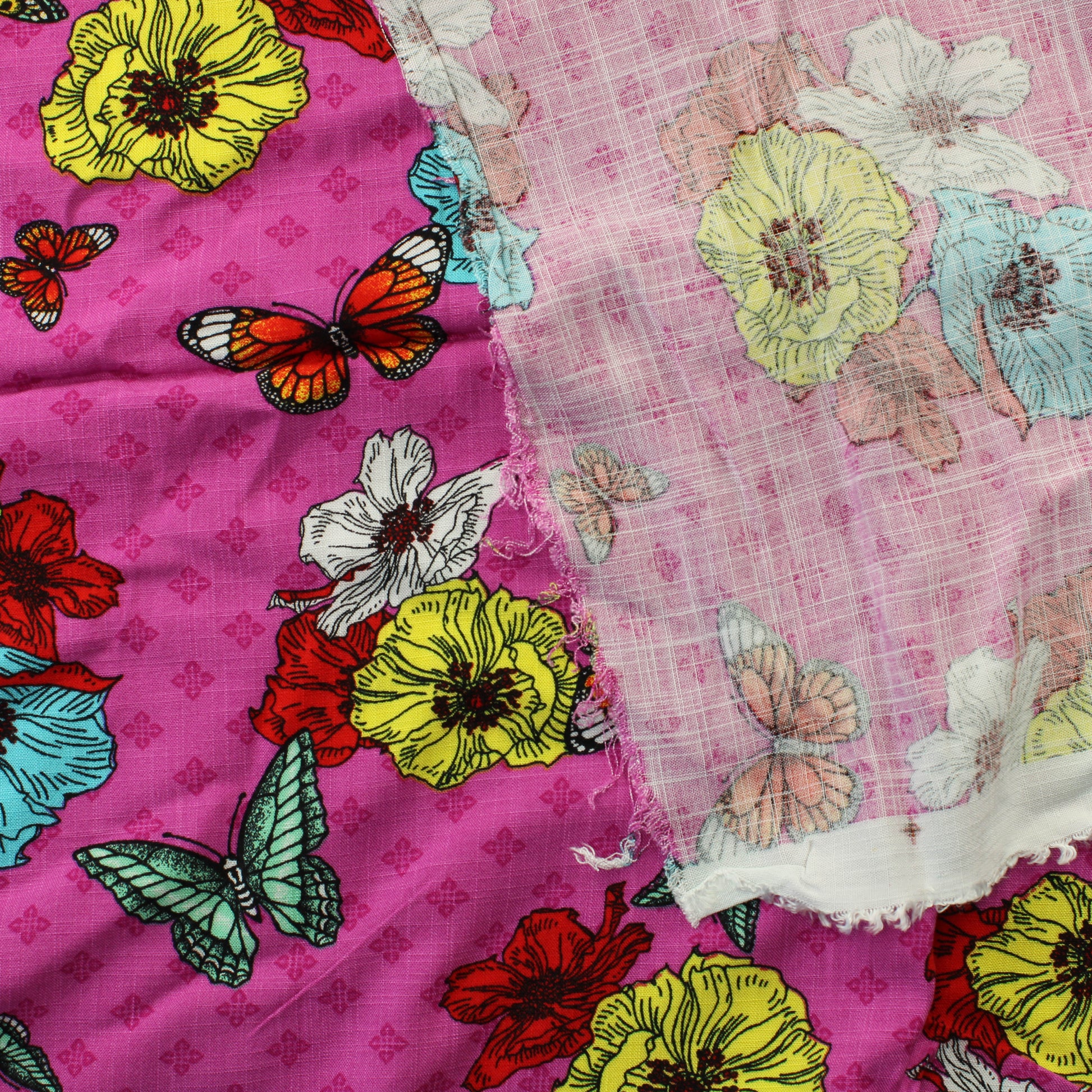 Kukat ja perhoset Viskoosi - Pala