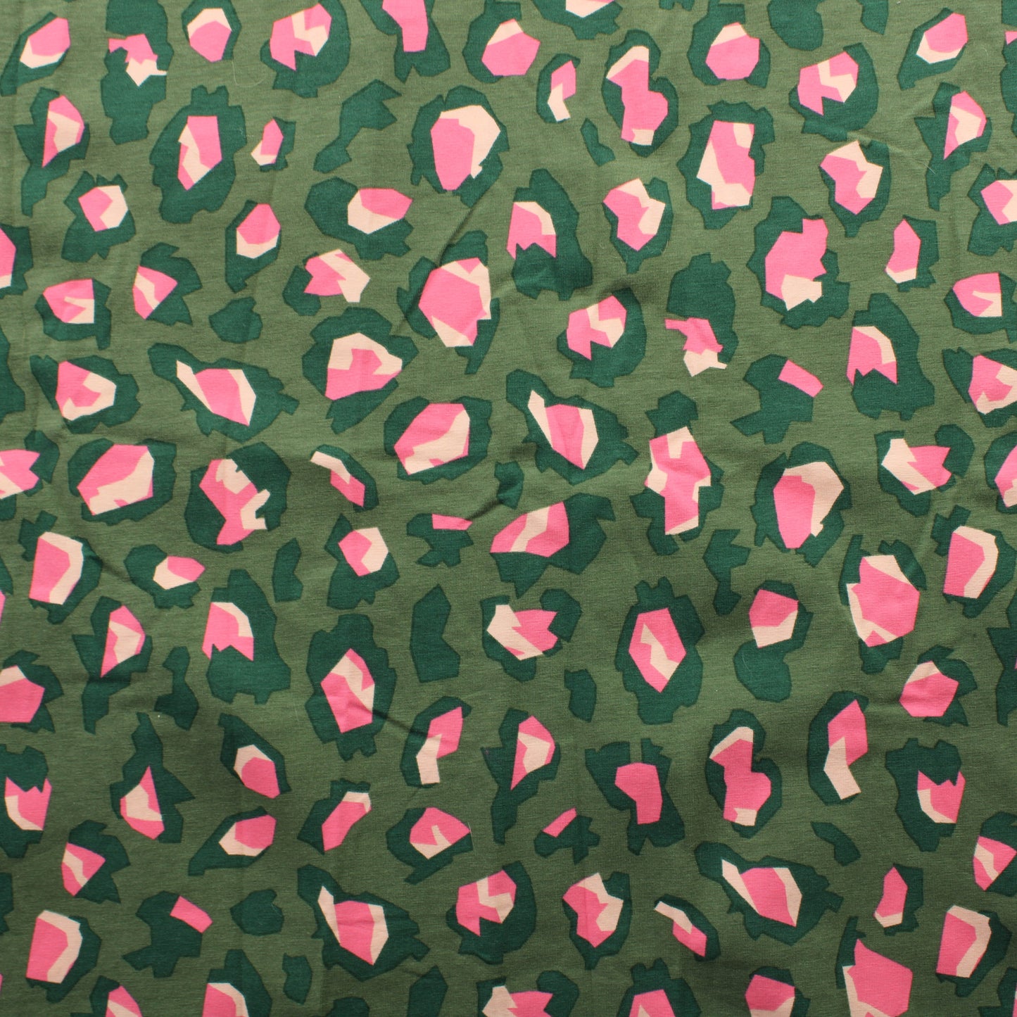 Pinkki-vihreä pantterin pilkku Trikoo - - Palapaketti