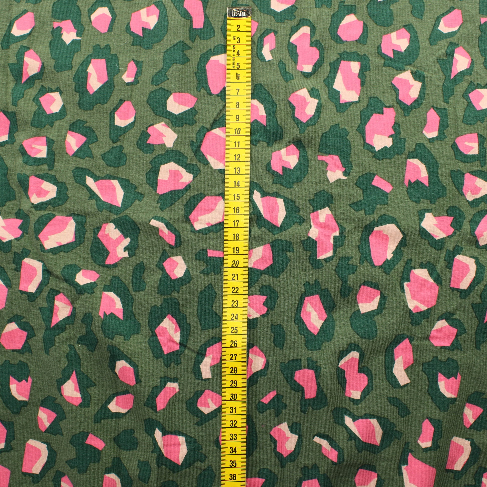 Pinkki-vihreä pantterin pilkku Trikoo - - Palapaketti