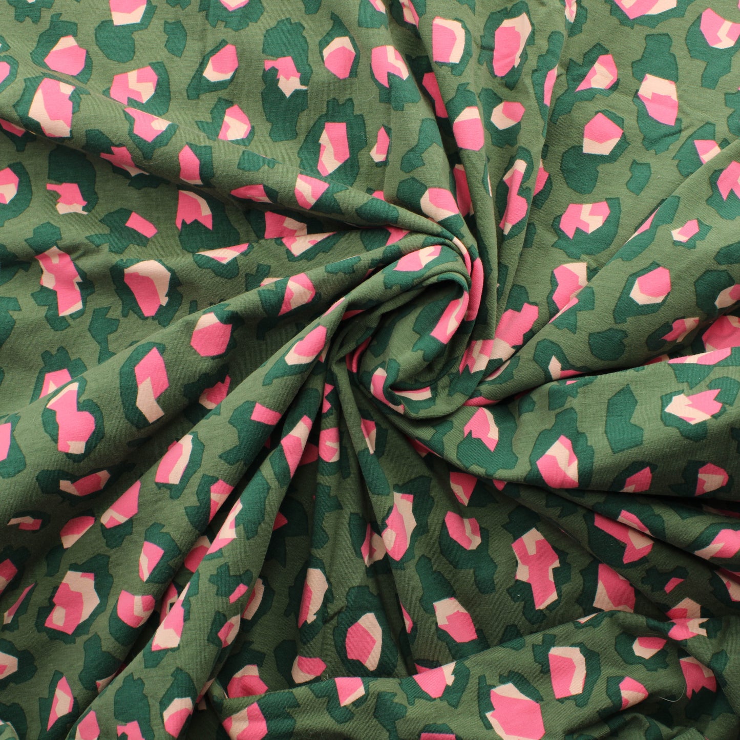 Pinkki-vihreä pantterin pilkku Trikoo - - Palapaketti