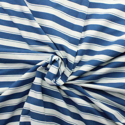 Sinivalko raidallinen Trikoo - Pala