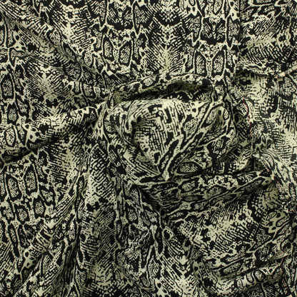 Käärmeennahka kuosinen Viskoosi - Pala