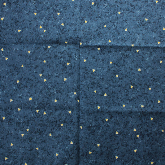 Sininen pienet kolmiot Puuvilla - Pala