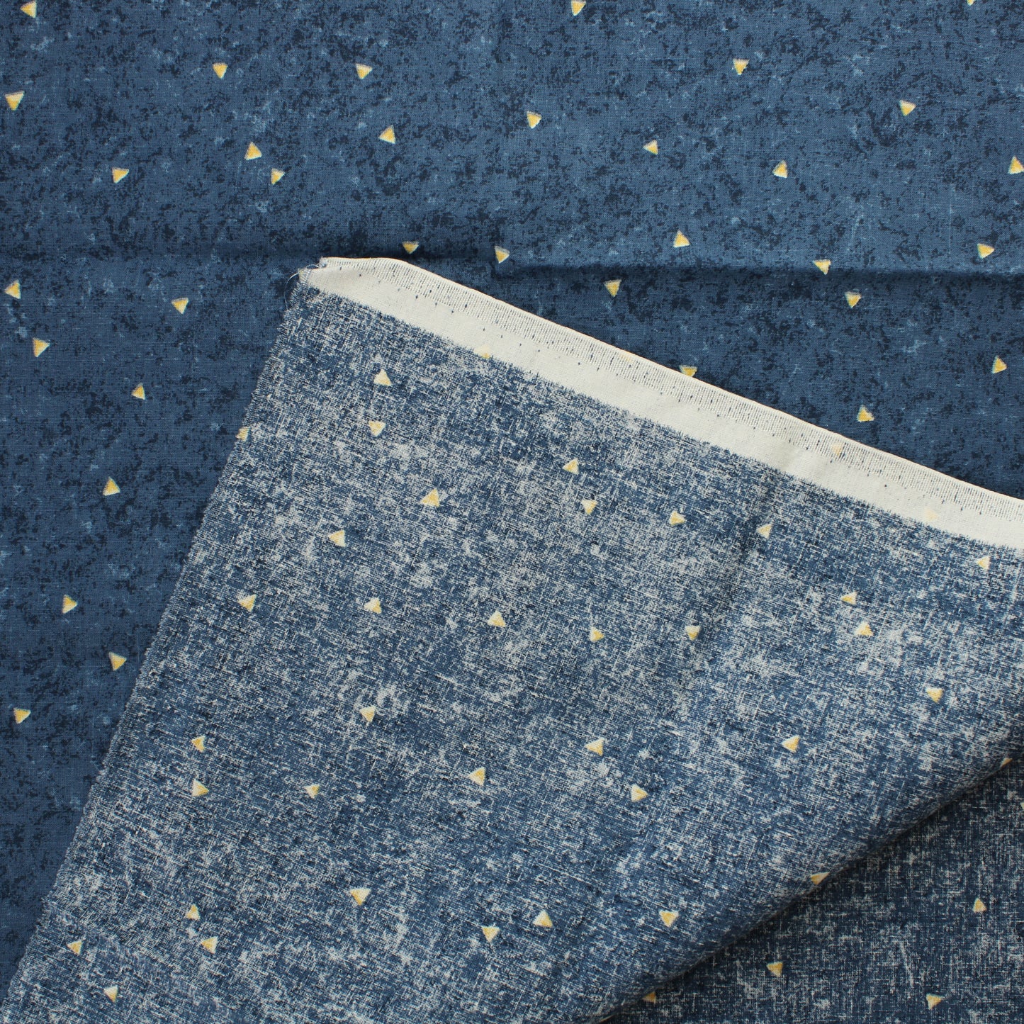 Sininen pienet kolmiot Puuvilla - Pala