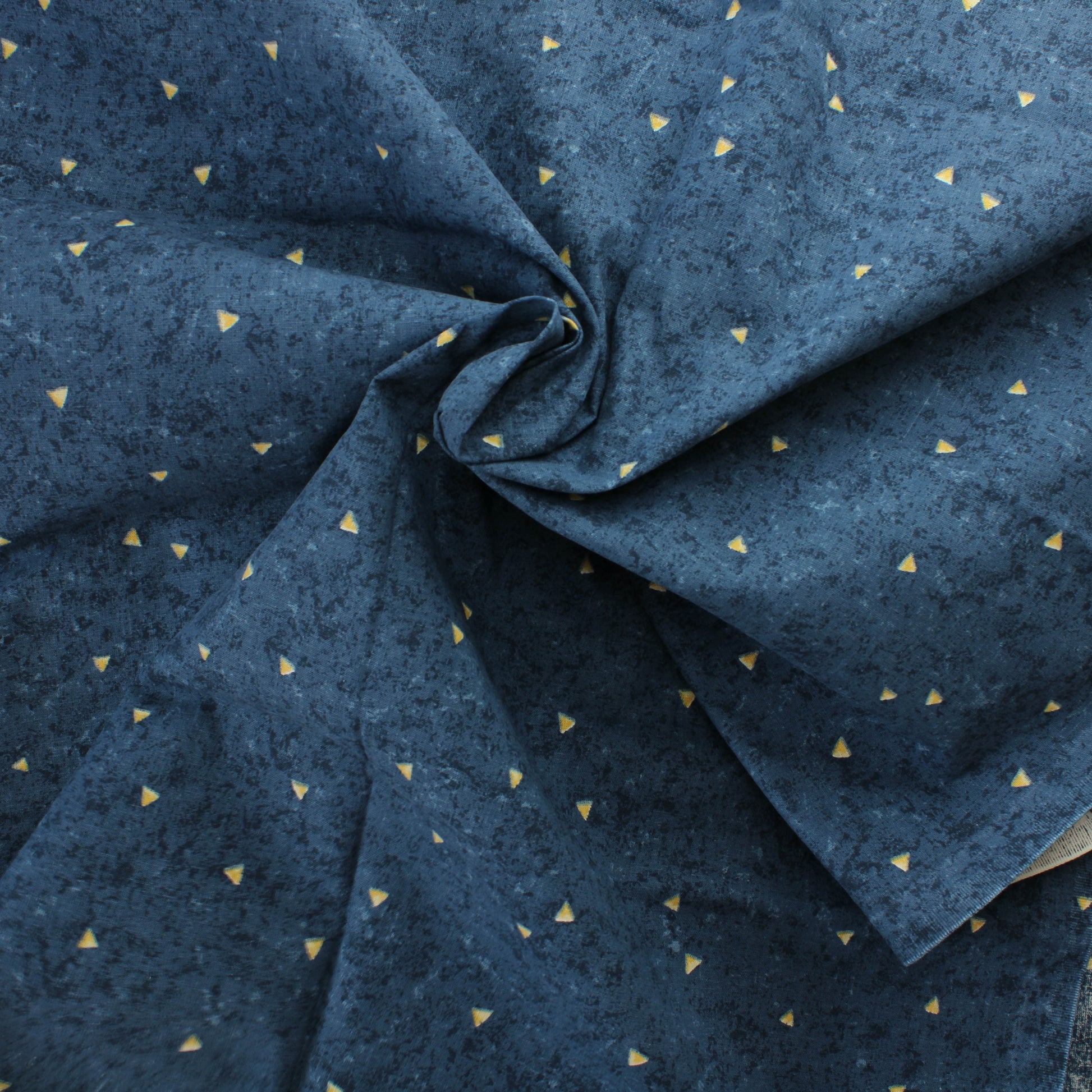 Sininen pienet kolmiot Puuvilla - Pala