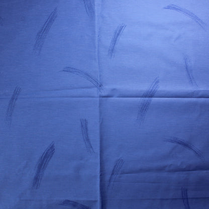 Sininen kuviollinen Verhokangas - Pala