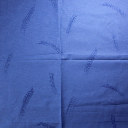 Sininen kuviollinen Verhokangas - Pala