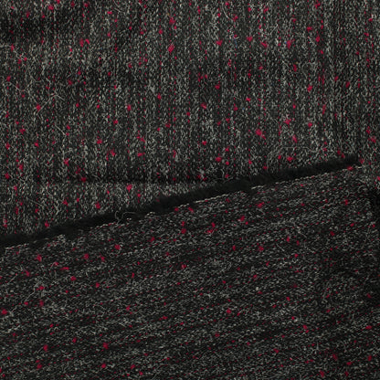 Musta-valko-punainen Vaatetuskangas - Pala