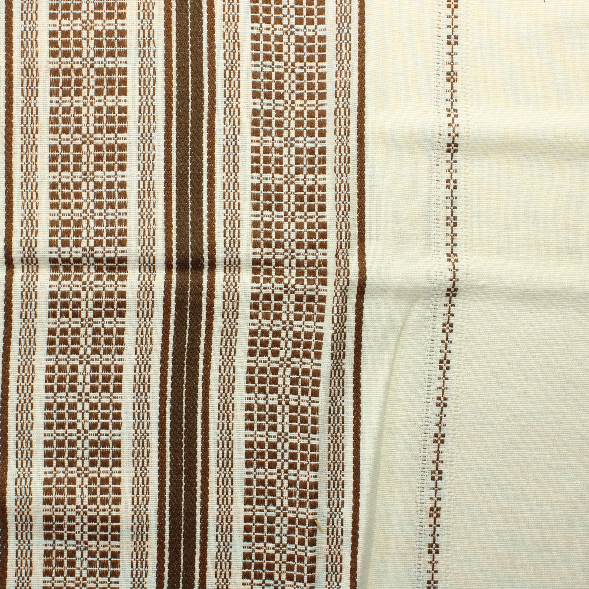 Ruskeavalkoinen Puuvillasekoite - Pala