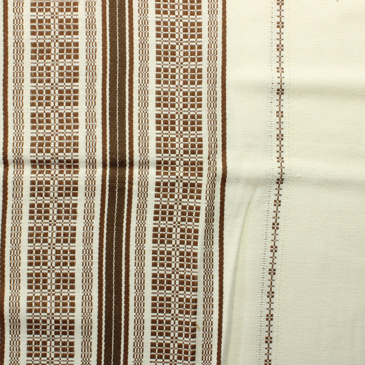 Ruskeavalkoinen Puuvillasekoite - Pala