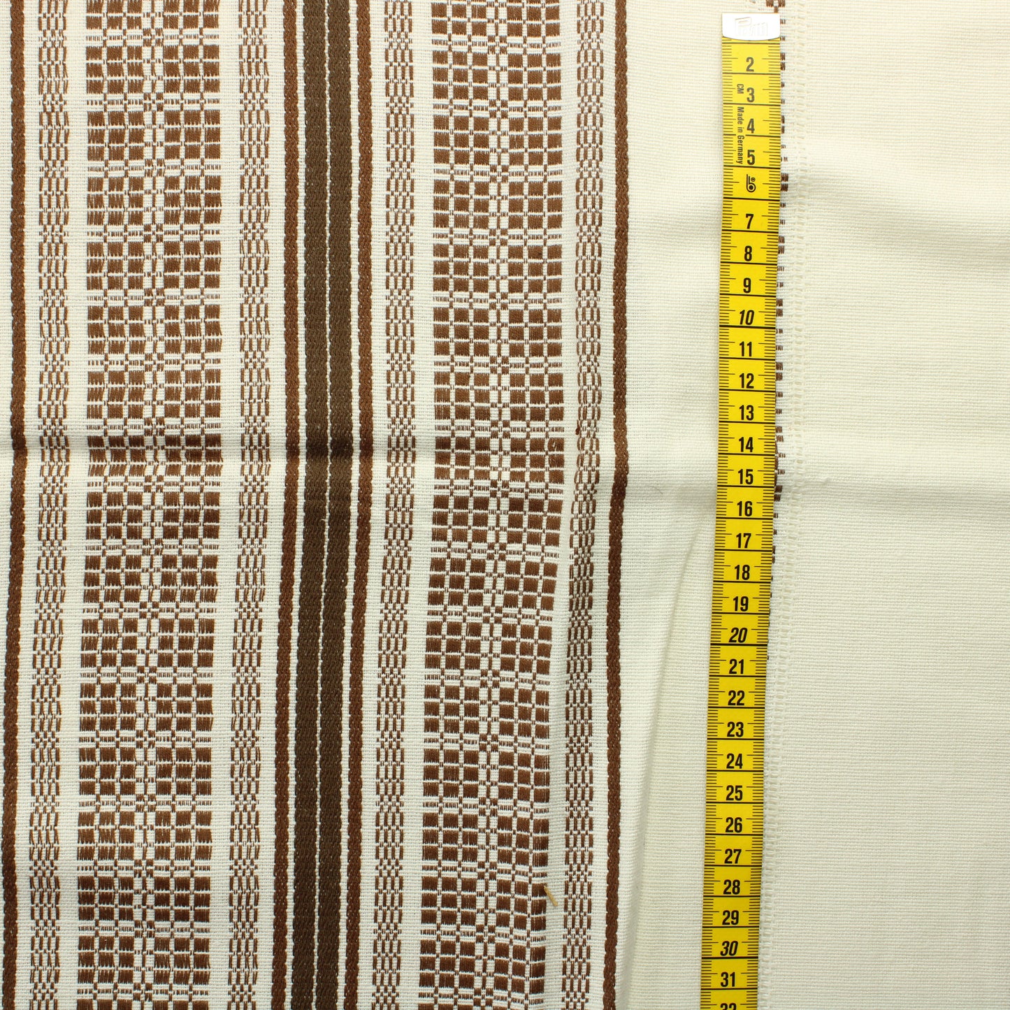 Ruskeavalkoinen Puuvillasekoite - Pala