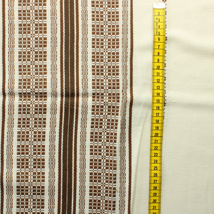 Ruskeavalkoinen Puuvillasekoite - Pala