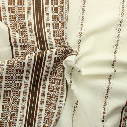 Ruskeavalkoinen Puuvillasekoite - Pala