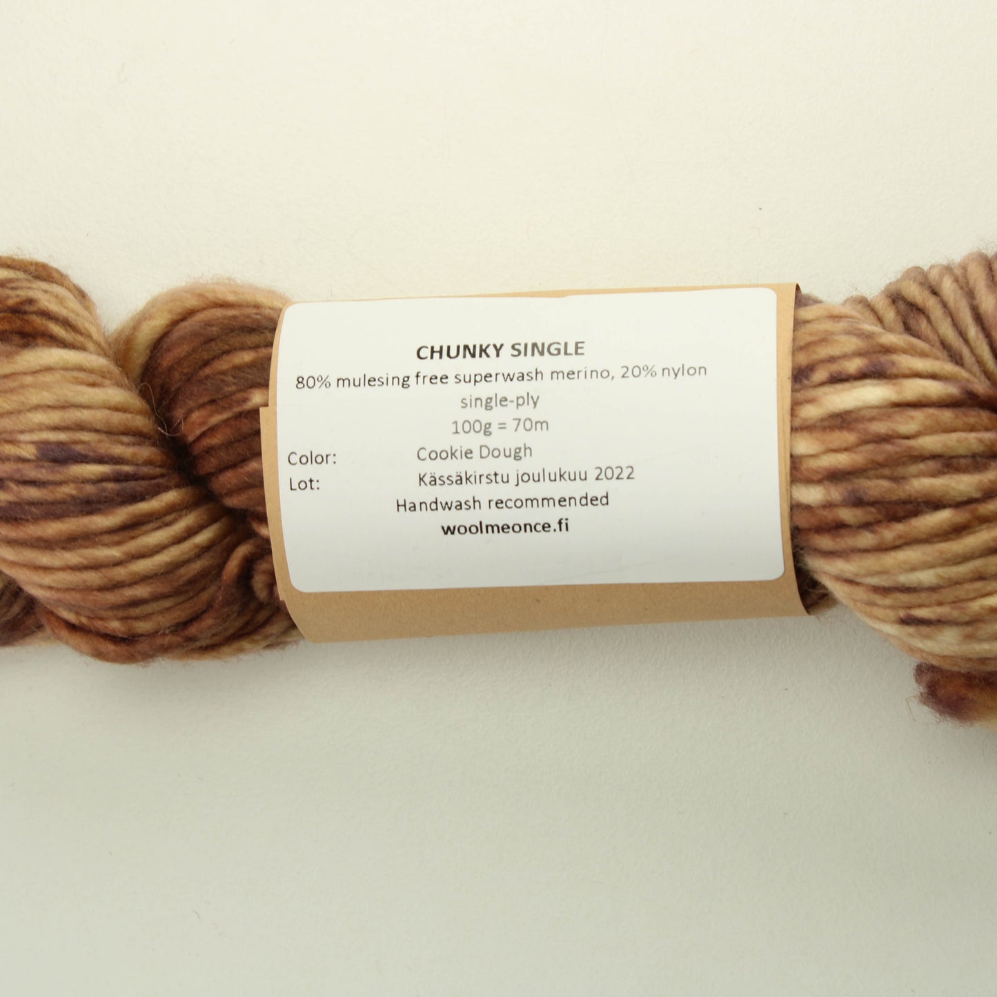 Wool me Once Chunky Single - Cookie Dough