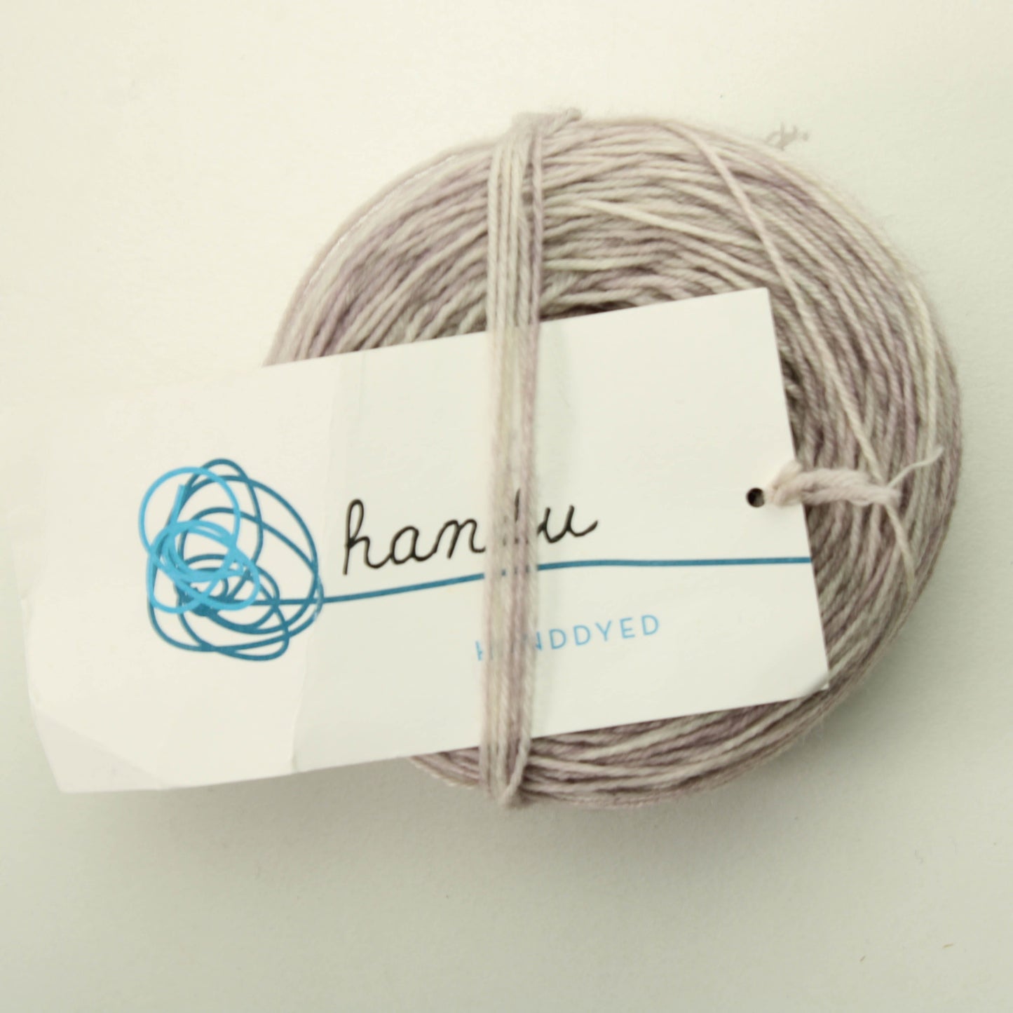 Handu Handyed merinosukka - kirjava vaaleanharmaa