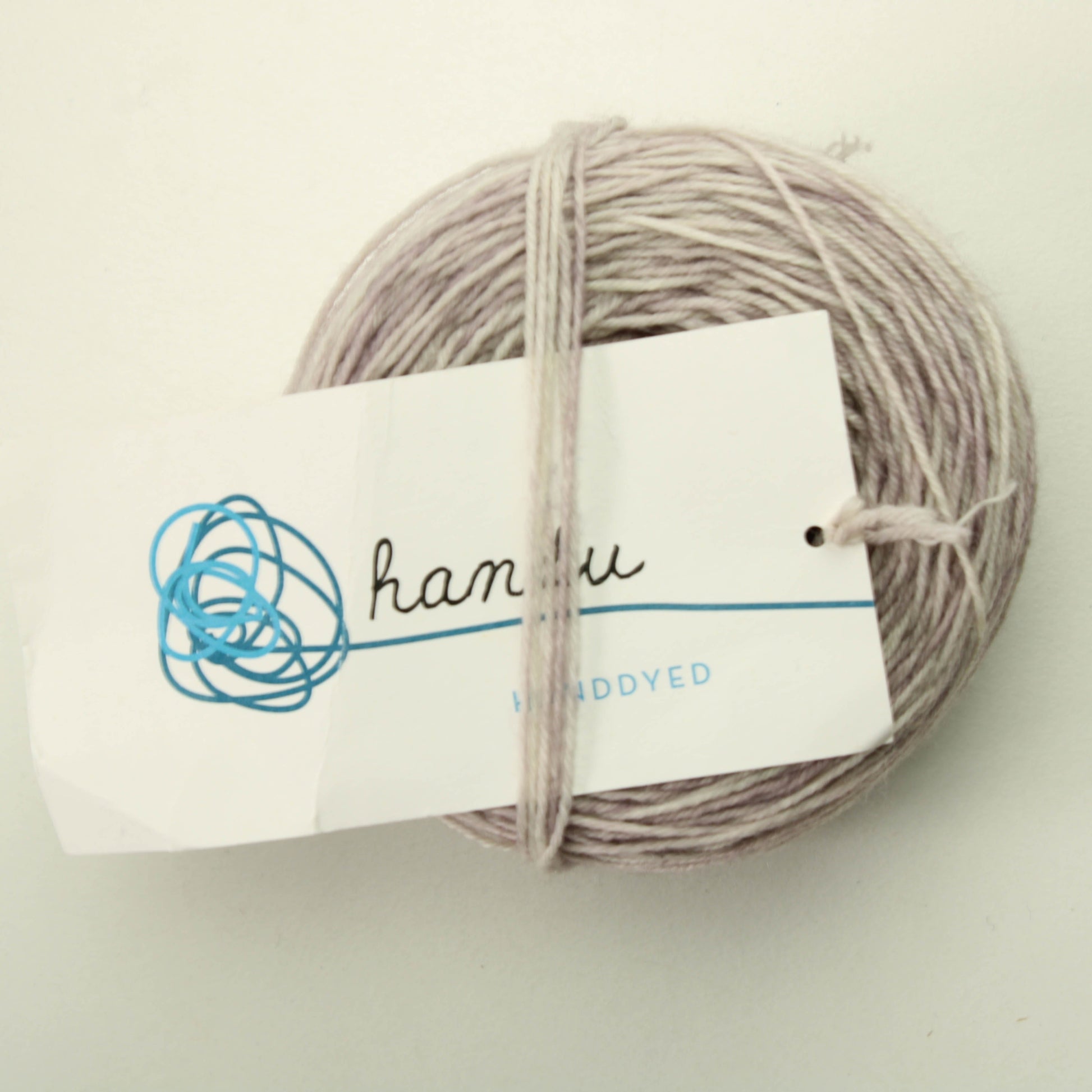 Handu Handyed merinosukka - kirjava vaaleanharmaa