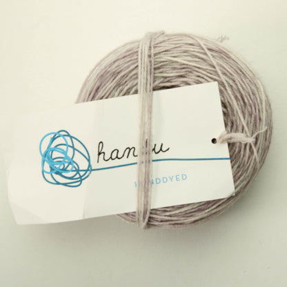 Handu Handyed merinosukka - kirjava vaaleanharmaa