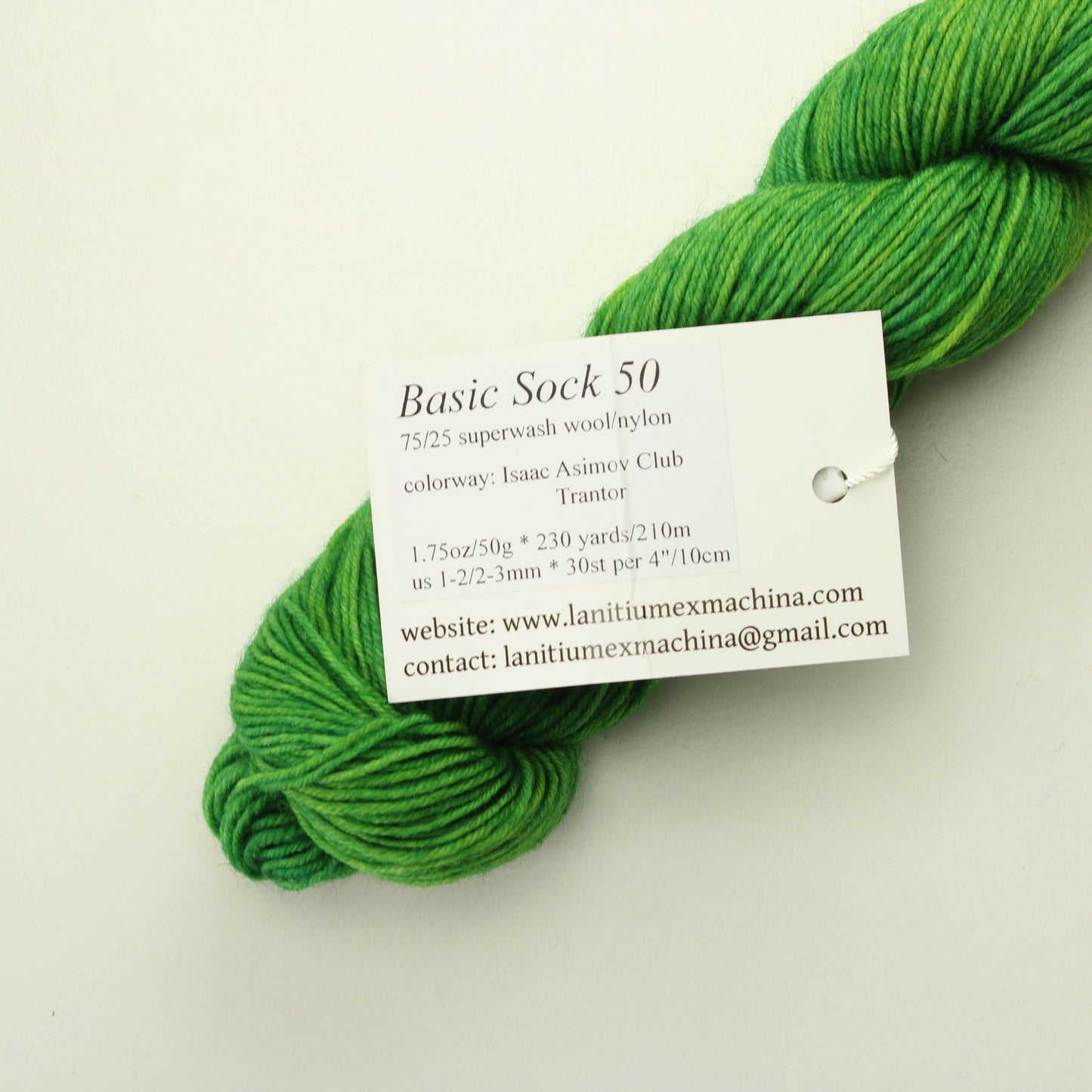 Lanitium ex Machina Basic Sock 50 g - Isaac Asimov Club Trantor