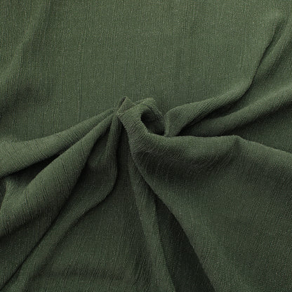 Vihreä meleerattu Vaatetuskangas - Pala