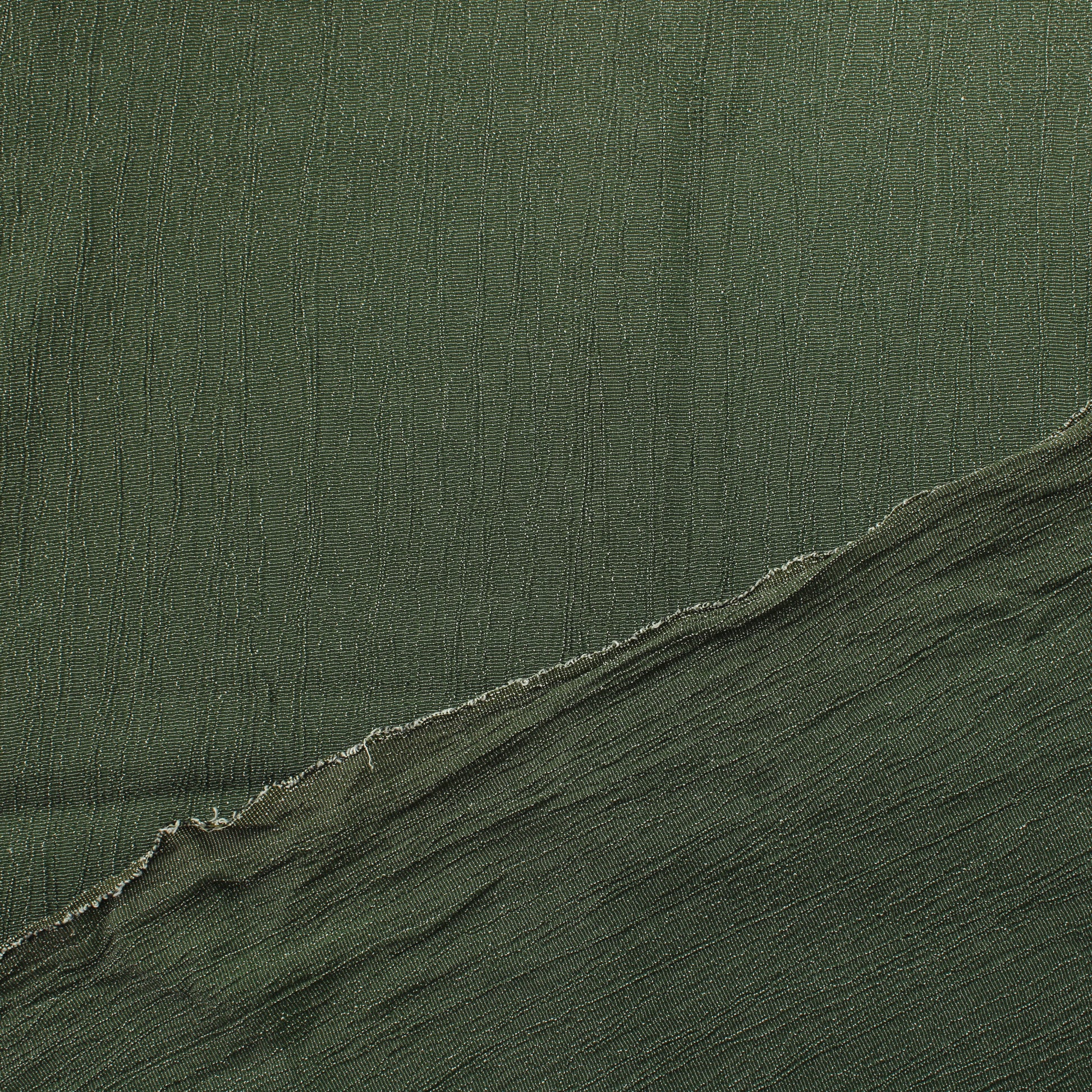 Vihreä meleerattu Vaatetuskangas - Pala